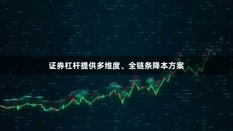 证券杠杆提供多维度、全链条降本方案